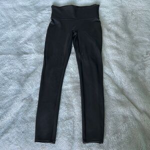 SPANX  Black Leather Leggings (Women’s Size Small)
